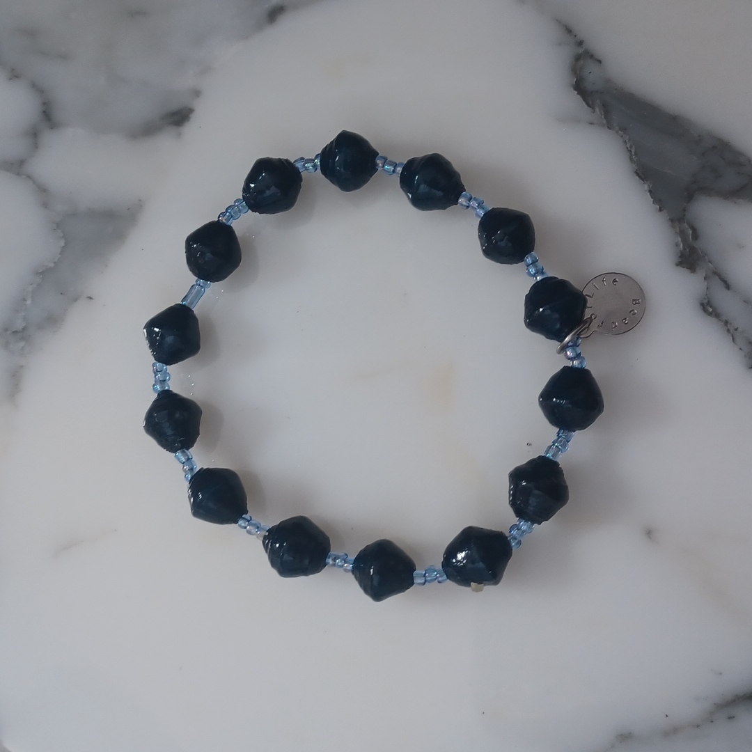 Bead For Life Bangle Bracelet Handmade In Uganda From Recycled Paper Guc